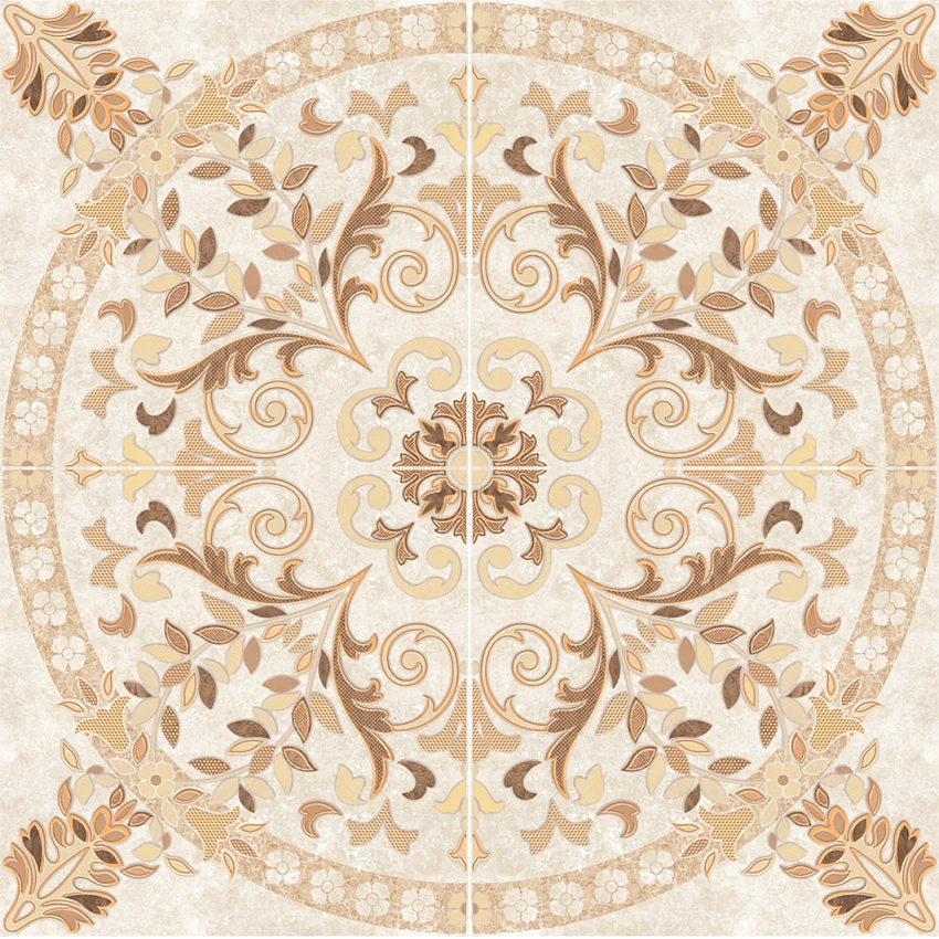 Pompei Панно напольное светло-бежевое (PY6G304) 88x88 (PY6G304)