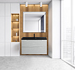 Мебель для ванной BelBagno Vittoria 100 подвесная, 2 ящика, Toros Bianco (раковина BB1000/450-LV-ART-AST-NERO)