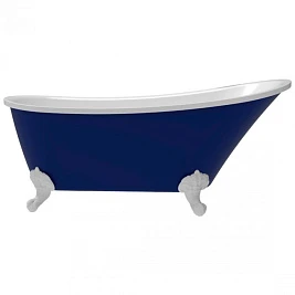 Акриловая ванна Delice Vintage DLR440105Bu 162х69 синяя матовая