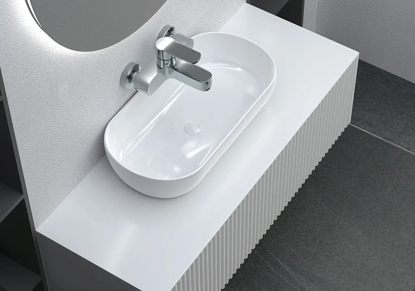 Столешница Sanvit Ханекс S-008 100 см белая