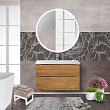 Мебель для ванной BelBagno Etna H-60 80 подвесная, 2 ящика, Rovere Nature (раковина BB810/465-LV-VTR-BO)