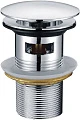 Донный клапан для раковины Creavit SF031 с переливом, хром - превью 1