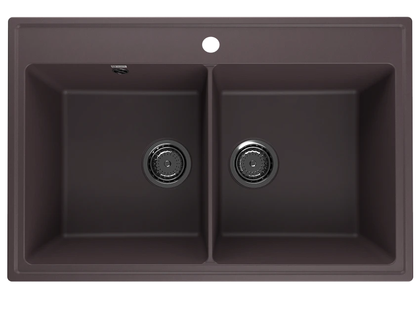 Мойка кухонная Ulgran Quartz Ruma 780-06 78x51 см, трюфель