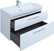 Тумба для комплекта Aquanet Nova 100 белый (2 ящика) - превью 1
