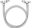 Душевой шланг Kludi Logoflex 6105705-00 200 см - превью 1