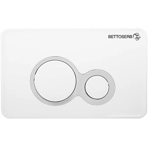Кнопка смыва Bettoserb Jerez 40006458 белая/хром глянцевый