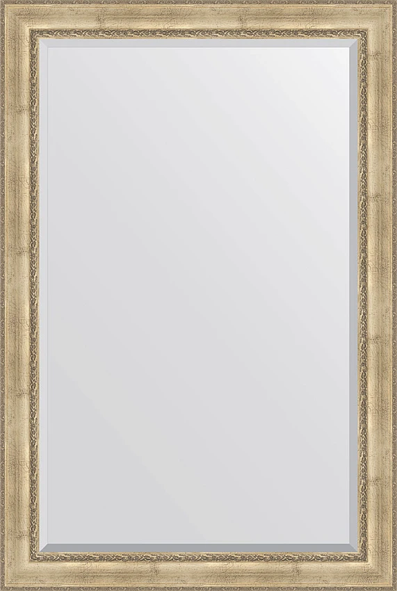 Зеркало Evoform Exclusive BY 3636 122x182 см состаренное серебро с орнаментом
