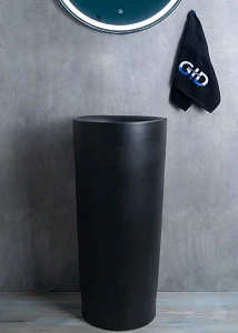 Раковина напольная Gid Autonomo Gid Nb130bg 40х40х85 черная графит