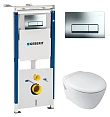 Комплект инсталляция Geberit 458.125.21.1 4в1 + унитаз Jacob Delafon Presquile E4440 - превью 1