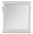 Зеркало Aquanet Валенса 90 белый краколет/серебро (без светильников) - превью 1