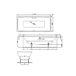 Стальная ванна Bette Loft 3171-000 170х80 без ножек - превью 1