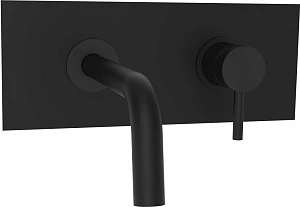 Смеситель Paffoni Light LIG101NO/M для раковины, с внутренней частью, черный