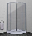 Душевой уголок Timo TL-9001 Romb Glass с поддоном, 90x90x200 см - превью 2