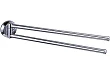 Полотенцедержатель WasserKRAFT Rhein K-6231 - превью 1