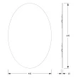 Зеркало EVOFORM PRIMARY BY 0027 со шлифованной кромкой 40x60 см - превью 1