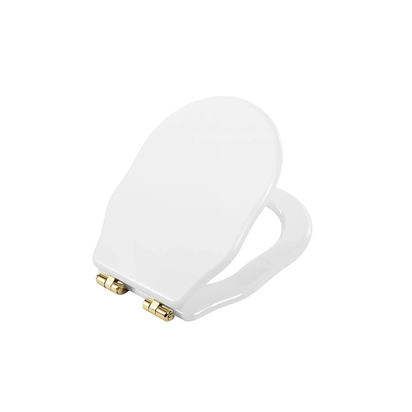 Крышка-сиденье BelBagno Boheme BB115SCM-ORO с микролифтом, петли золото