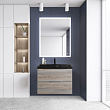 Мебель для ванной BelBagno Vittoria 80 подвесная, 2 ящика, Pino (раковина BB800/450-LV-ART-AST-NERO)