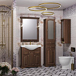 Мебель для ванной Opadiris Риспекто 80 орех антикварный