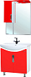 Мебель для ванной Bellezza Лагуна 65 прямая красная