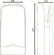 Сушилка для рук Nofer V-Jet 01303.DB - превью 2