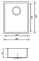 Мойка кухонная Seaman Eco Roma SMR-4438A - превью 2