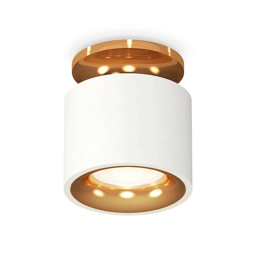 Комплект накладного светильника Ambrella light XS7510121 SWH/PYG белый песок/золото желтое полирован