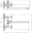 Смеситель Decoroom SO53 DR53043 универсальный - превью 1