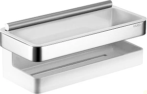 Полка Keuco Collection Moll 12759010000 со стеклоочистителем, белая