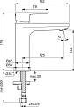 Смеситель Ideal Standard Crafine O BC554XG для раковины - превью 2