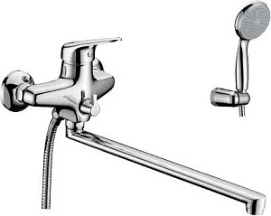 Смеситель Lemark Luna LM4151C универсальный  + душевая штанга LM8062C