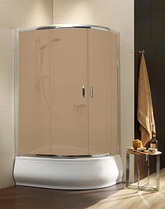 Душевой уголок Radaway Premium Plus E 120x90x170 коричневое стекло