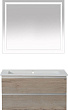 Мебель для ванной Misty Кантри 105 дуб галифакс белый