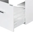 Тумба для комплекта Aquaton Мадрид 120 М белая с одним ящиком - превью 2