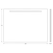 Зеркало Evoform Ledline BY 2107 с LED-светильником 100x75 см - превью 1