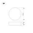 Потолочный светильник Arlight SP-RONDO-R500-50W Day4000 034820 - превью 2