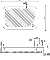 Поддон для душа RGW Acrylic B/CL-S 70х90 - превью 2