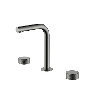 Смеситель Boheme Stick Spirale 152-GM.4 для раковины, графит матовый