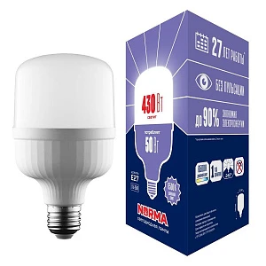 Лампа LED сверхмощная Volpe LED-M80-50W/6500K/E27/FR/NR