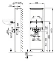 Инсталляция для раковин AlcaPlast A104/1200 - превью 1