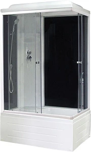 Душевая кабина Royal Bath RB 8100BP6-BT-L (черное/прозрачное) левая