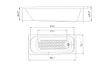 Акриловая ванна Poseidon Victoria 150x70 - превью 1