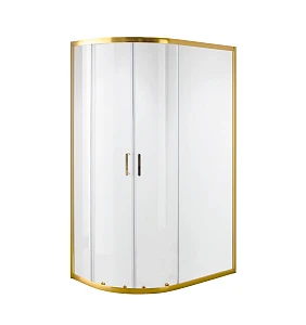 Душевой уголок Niagara Nova NG-6421-08 GOLD 120х80х195 профиль золото, стекло прозрачное