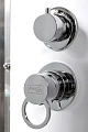 Душевая кабина AvaCan EM1511L, 110х80х220 см, стекло с узором, профиль хром - превью 2