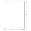 Зеркало Defesto Opti DF 2820 80х120 с LED-подсветкой, без выключателя - превью 1