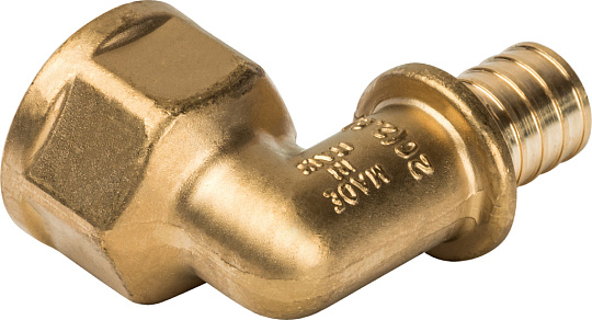 Угольник Stout SFA 0006 20xG 3/4&quot;, с внутренней резьбой, аксиальный