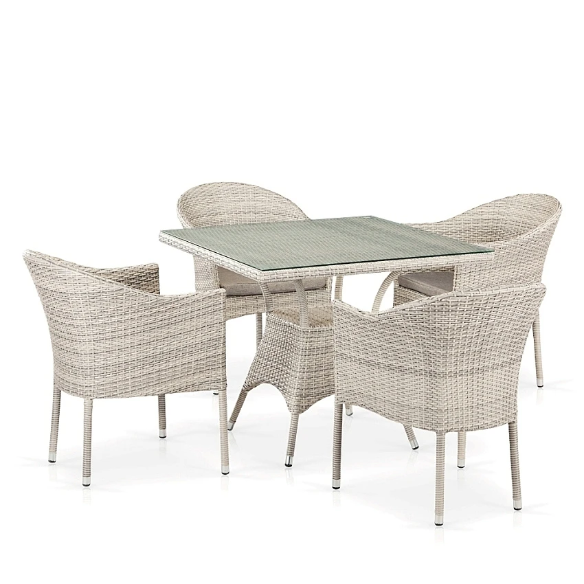 Комплект для отдыха Afina Garden T190B/Y350A-W85-90x90 Latte (4+1)