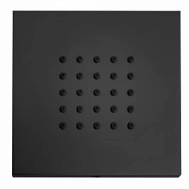 Душевая форсунка Bossini Cubic Flat Wall I00176.073 черный матовый