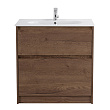 Тумба с раковиной BelBagno Kraft напольная 80 см Rovere Tabacco (керамическая раковина LOV-800-LVB)