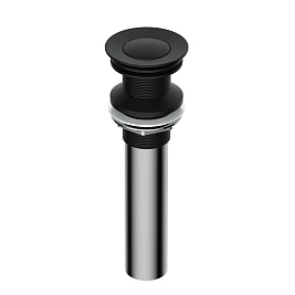 Донный клапан для раковины WasserKRAFT Push-up A250 черный Soft-touch