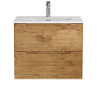 Тумба с раковиной BelBagno Etna 60 подвесная, 2 ящика, Rovere Nature (раковина Uno BB-8099-60)